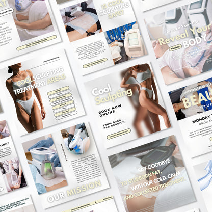 CoolSculpting social media templates