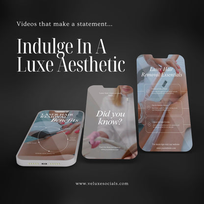 Laser Hair Removal Social Media Video Reels