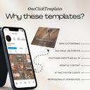 Brown Waxing Instagram Templates