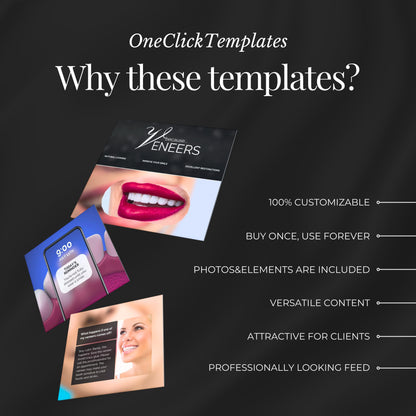 80 Dental Veneers Instagram Templates