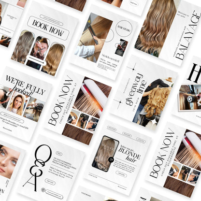 Hairstylist Light Social Media Templates