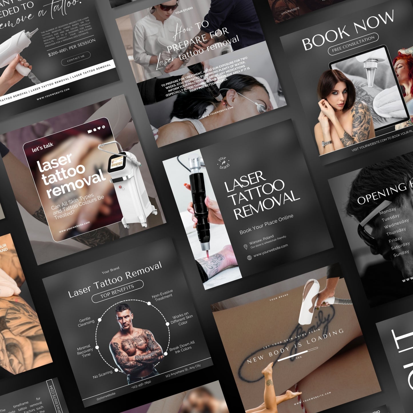 Laser Tattoo Removal Social Media Template