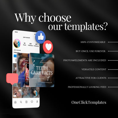 Dentist | Teeth Care Social Media Templates