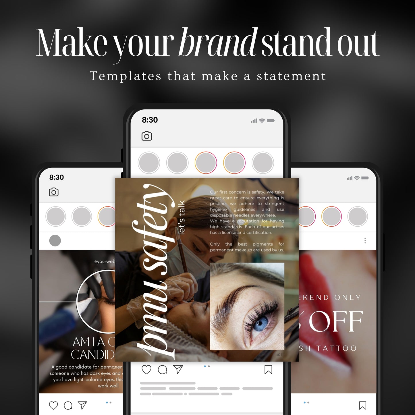 850 Permanent Makeup Social Media Bundle