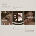 Lash Technician Instagram Template Bundle