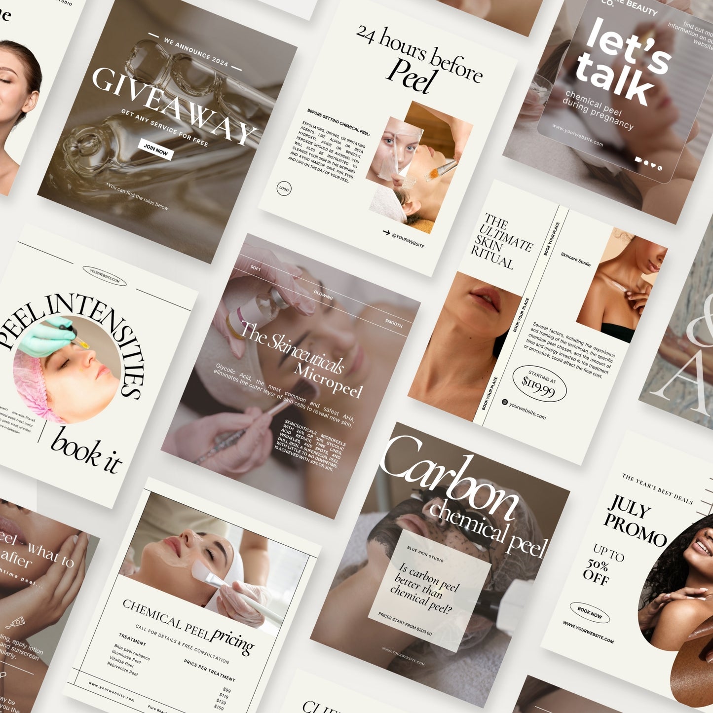 Chemical Peel Social Media Pack