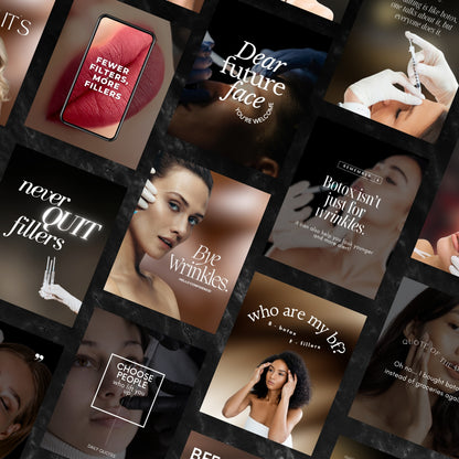 Botox&filler social media quote pack