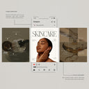 Skincare Brown Social Media Templates