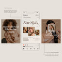 Beige Hairstylist social media template