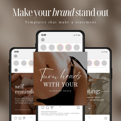 Body Sculpting Social Media Quotes