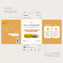 IV vitamin therapy orange social media templates
