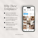Beige Hairstylist social media template