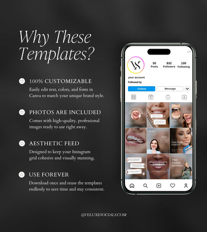 Dental Veneers Social Media Pack