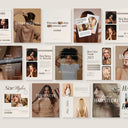 Beige Hairstylist social media template