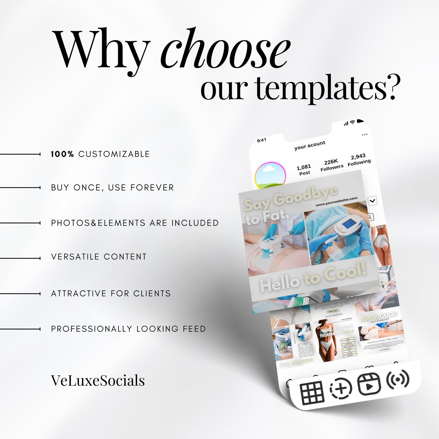 CoolSculpting social media templates