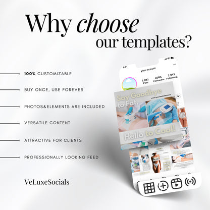 CoolSculpting social media templates