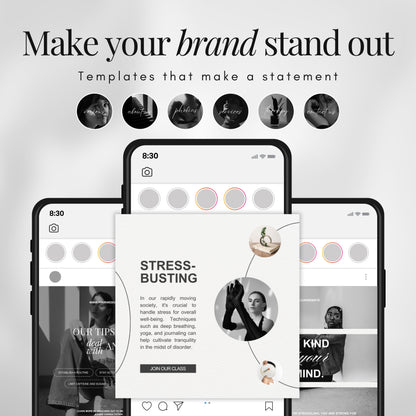 Mental Health Coach Instagram Templates