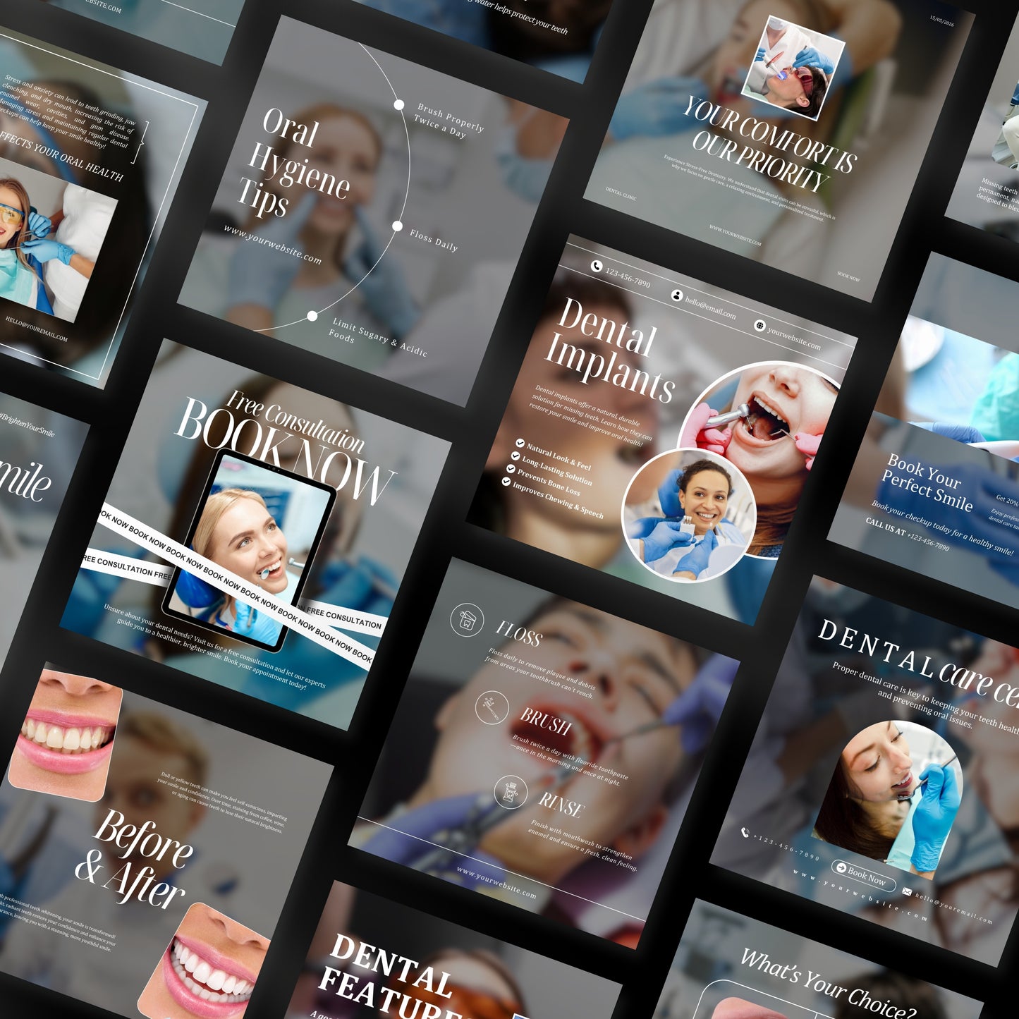 Dentist | Teeth Care Social Media Templates