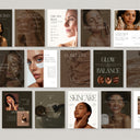Skincare Brown Social Media Templates