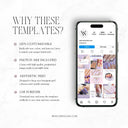 Purple Nail Technician Social Media Templates