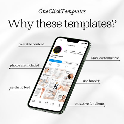 Light Laser Hair Removal Social Media Templates