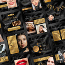 Gold Botox&Filler Instagram Templates