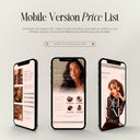 Hairstylist Printable Flyers | Business Card Template