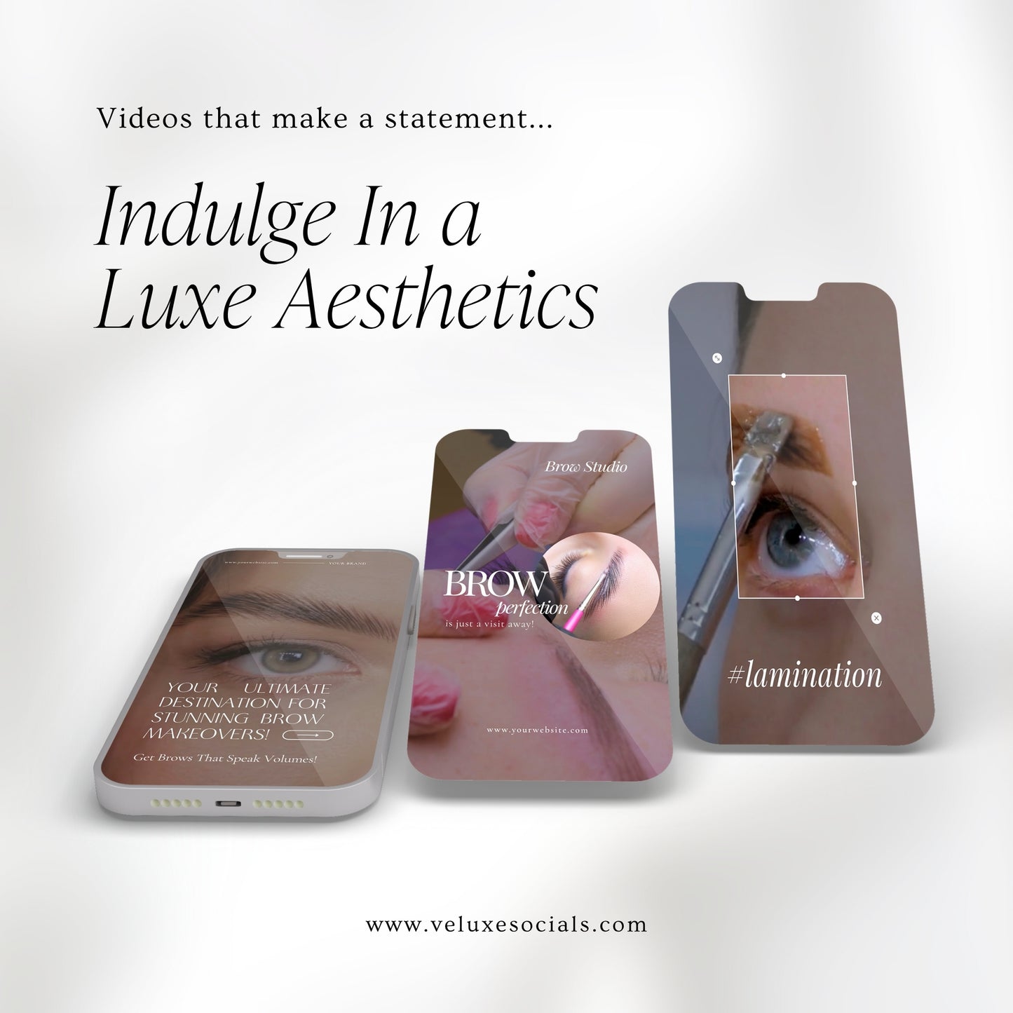 Brow Technician social media reels videos