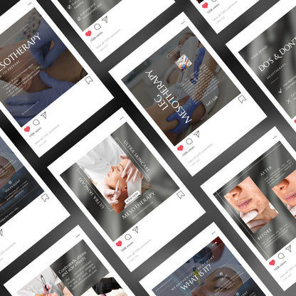 Mesotherapy social media templates