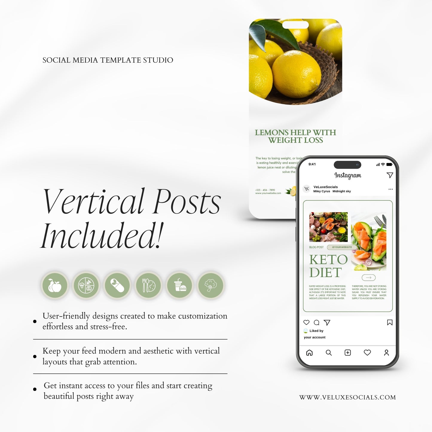 Nutrition Coach social media template