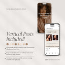 Beige Hairstylist social media template