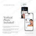 Hydrafacial social media posts