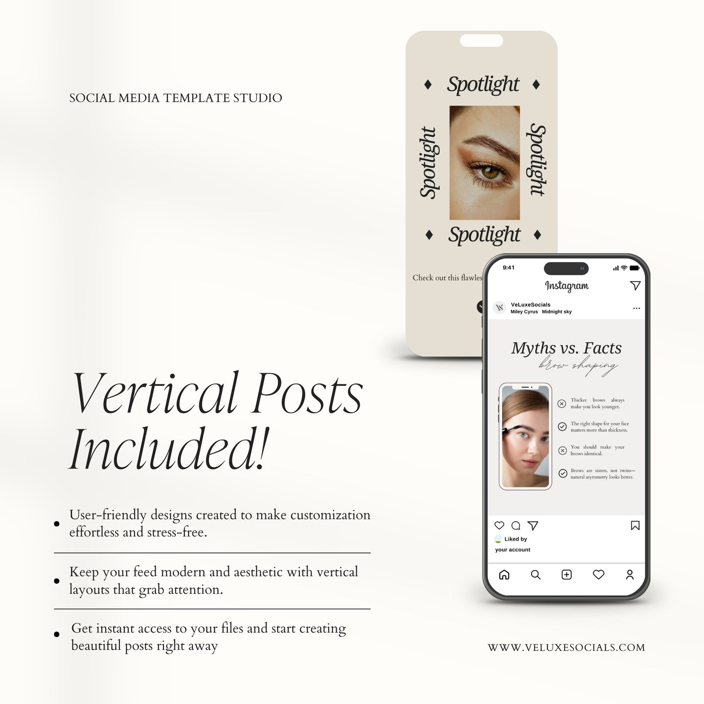 Brow Technician Social Media Template