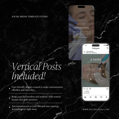 Mesotherapy social media templates