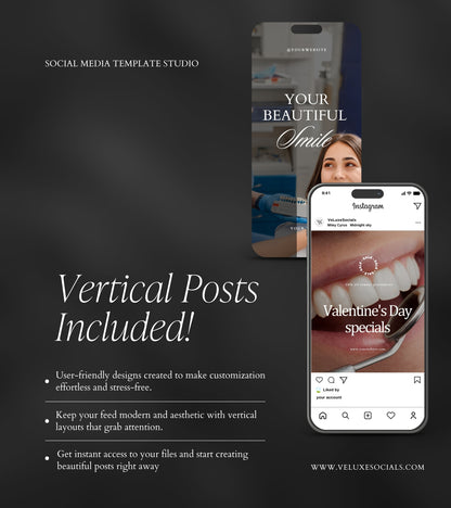 Dental Veneers Social Media Pack