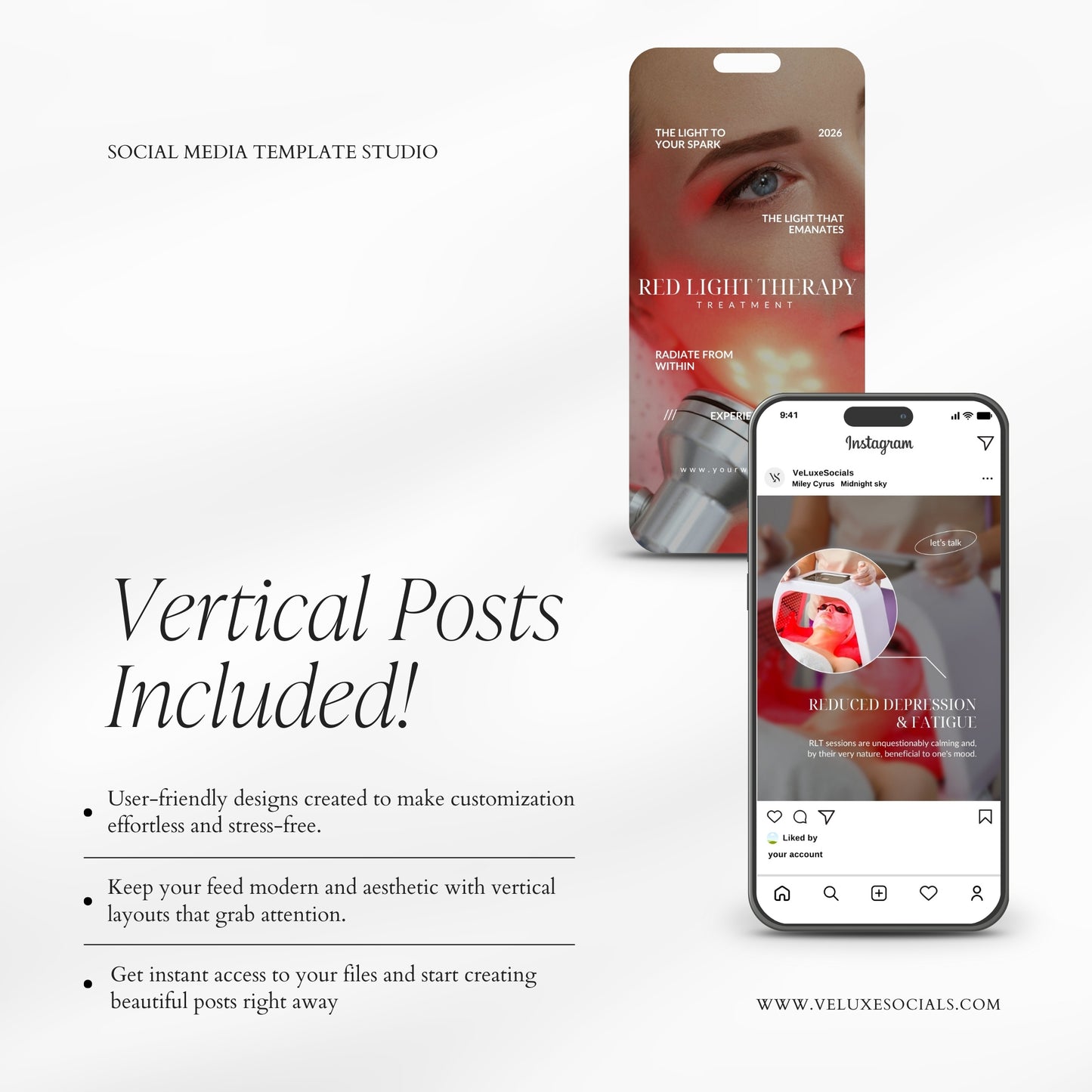 Red Light Therapy Social Media Pack