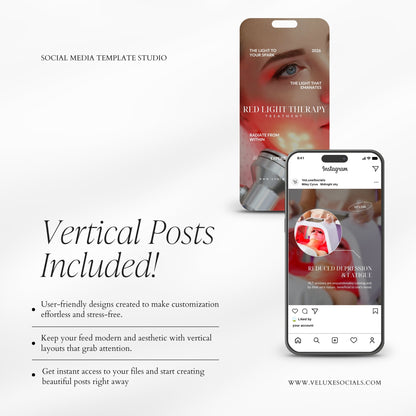 Red Light Therapy Social Media Pack