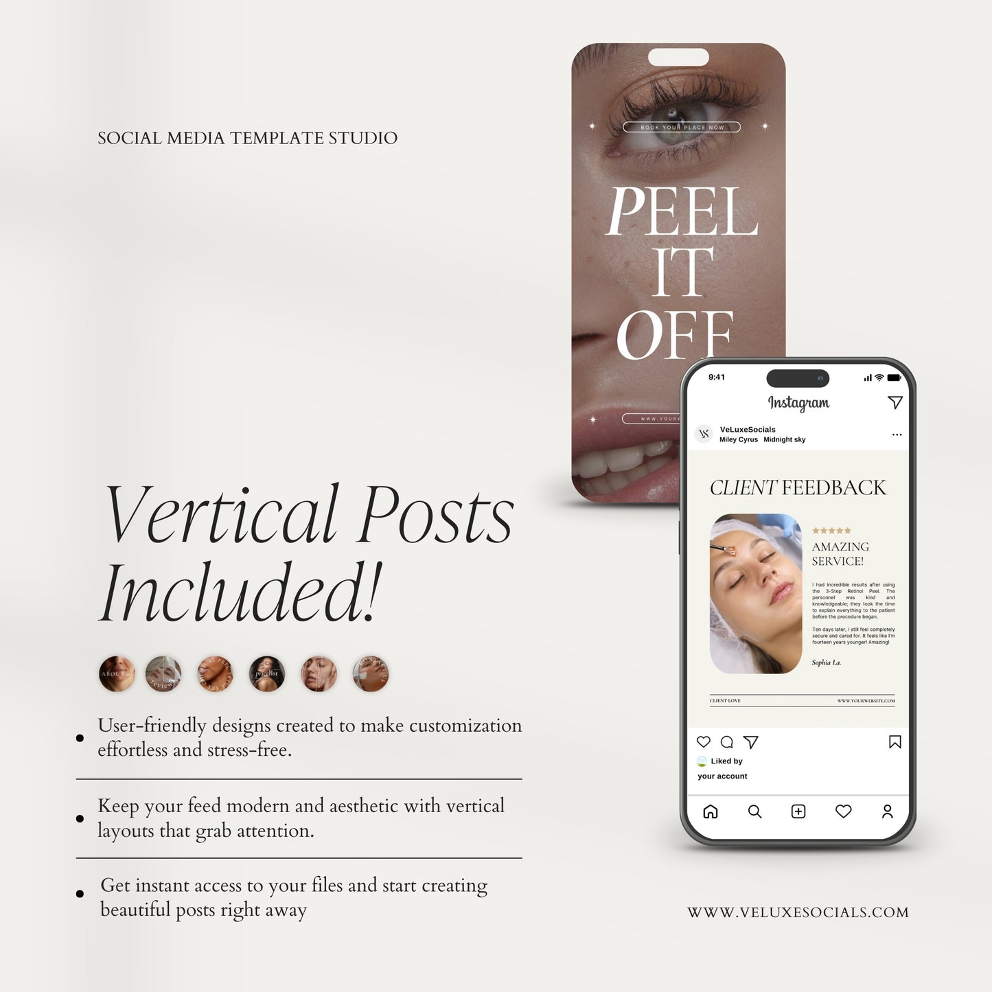 Chemical Peel Social Media Pack