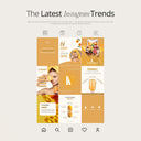 IV vitamin therapy orange social media templates