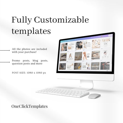 70 Waxing Instagram Templates