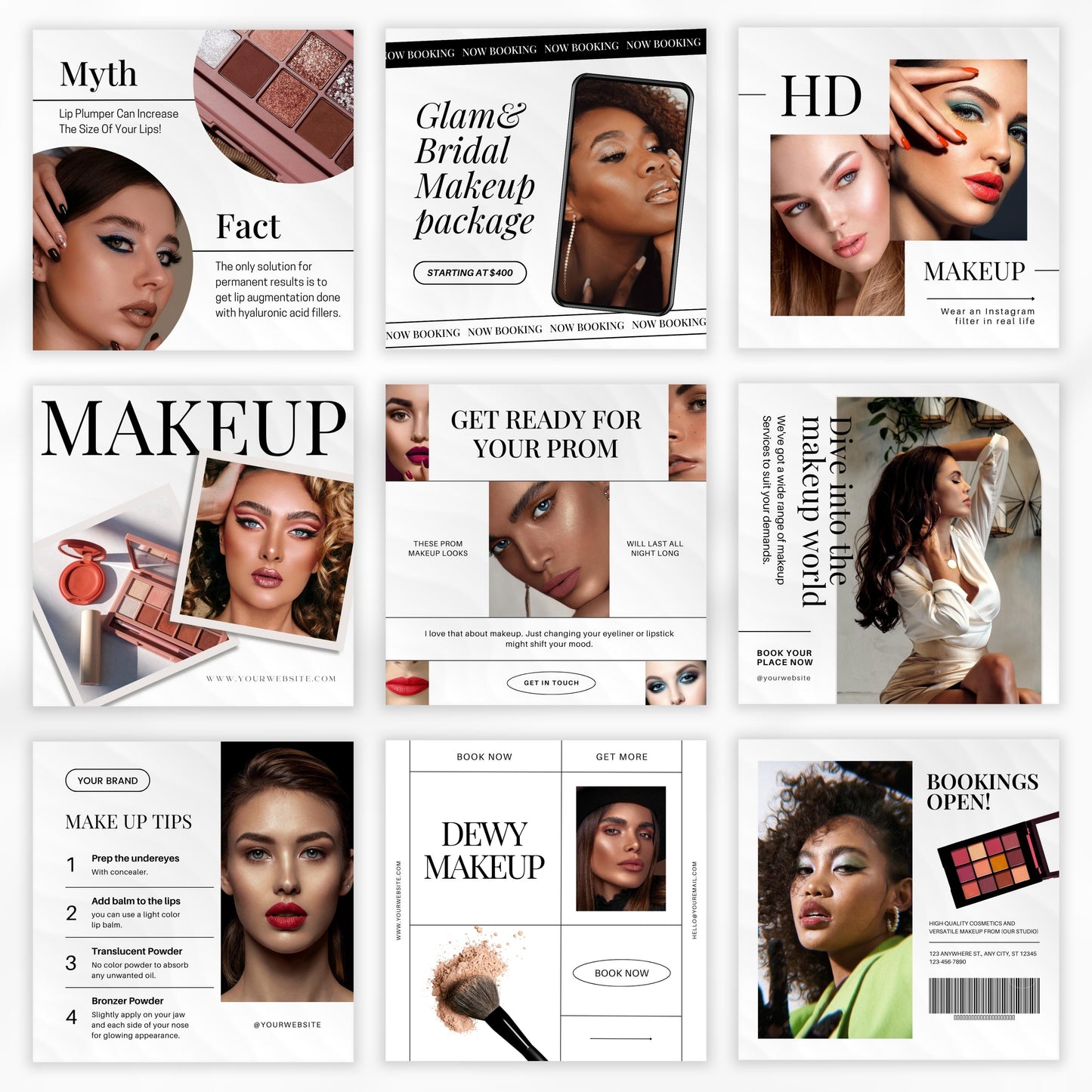 Makeup Artist Social Media Pack
