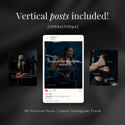 Fitness Coach Social Media Quote Templates