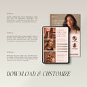 Hairstylist Printable Flyers | Business Card Template