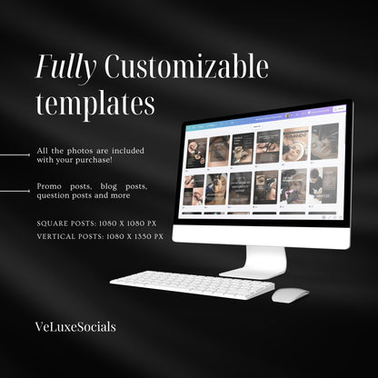 Permanent Eyeliner Social Media Templates