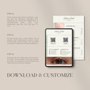Lash Artist Price List Template