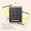 Body Sculpting Cavitation AfterCare Cards