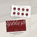 Lip Blush Tattoo Printable Aftercare Card