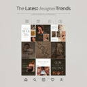Skincare Brown Social Media Templates