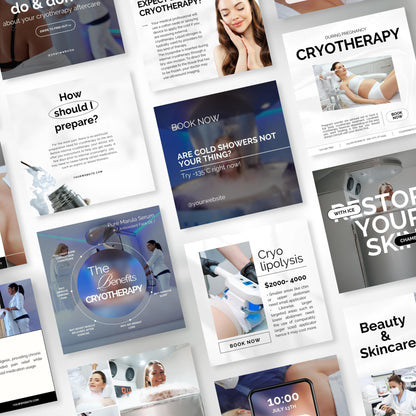 80 Cryotherapy Instagram Templates