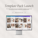 Beige Brow Technician Social Media Templates